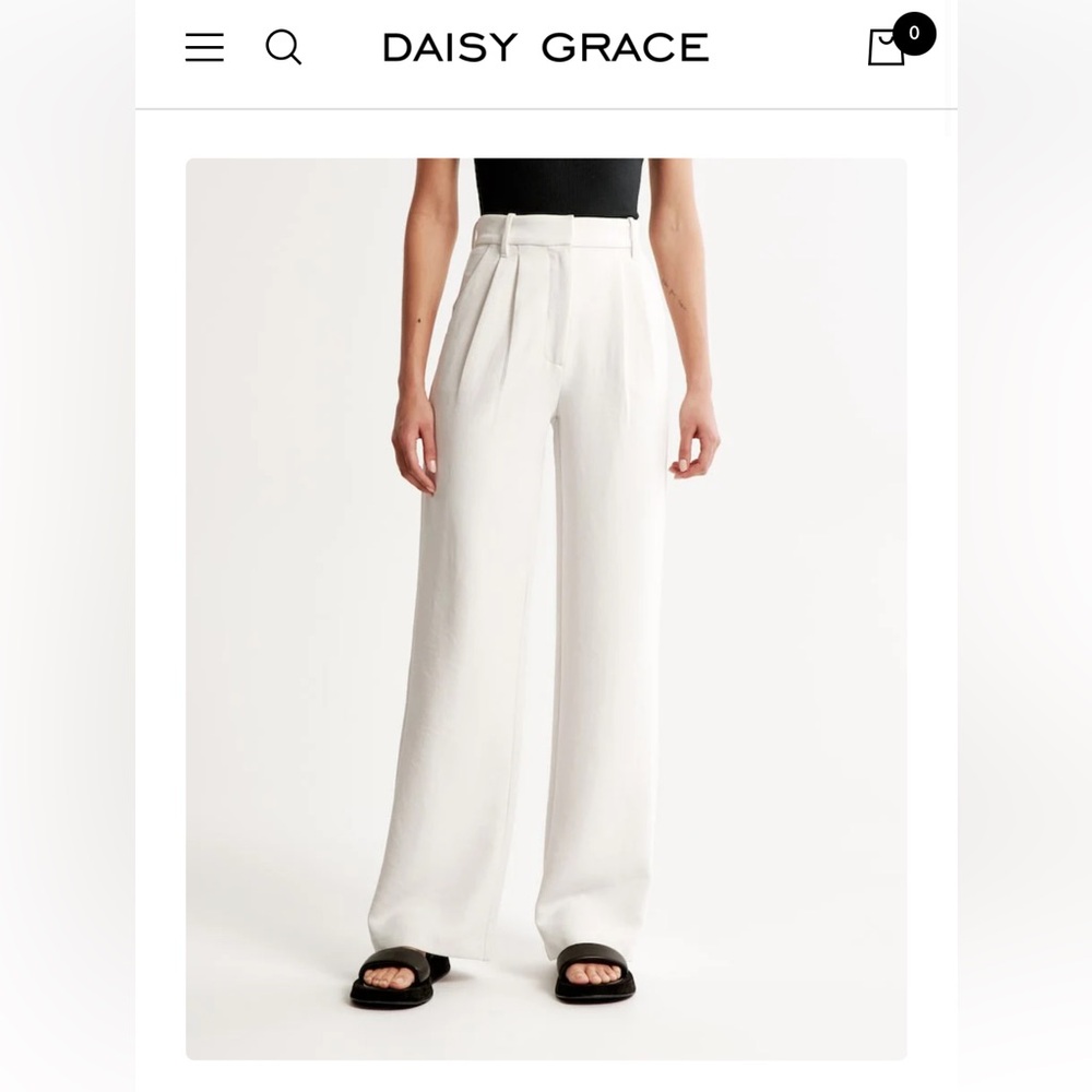 Daisy Grace tailored pants.